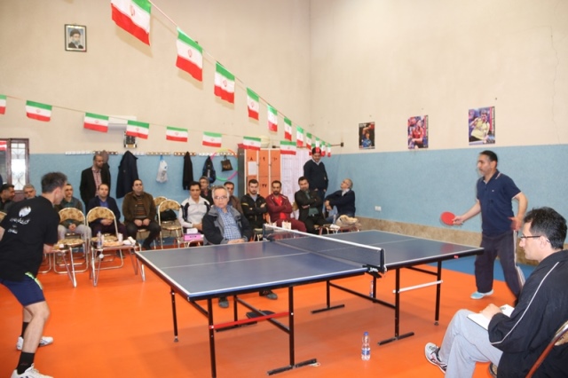 برگزاری مسابقات پینگ پونگ ادارات توسط باشگاه شهرداری لاهیجان